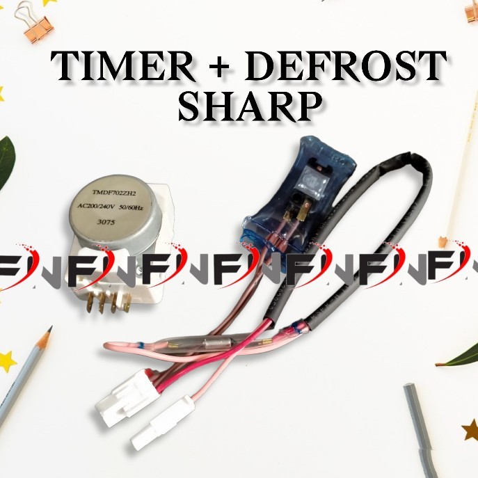 DEFROST BIMETAL FUSE KULKAS SHARP 2 PINTU DAN TIMER KULKAS SHARP