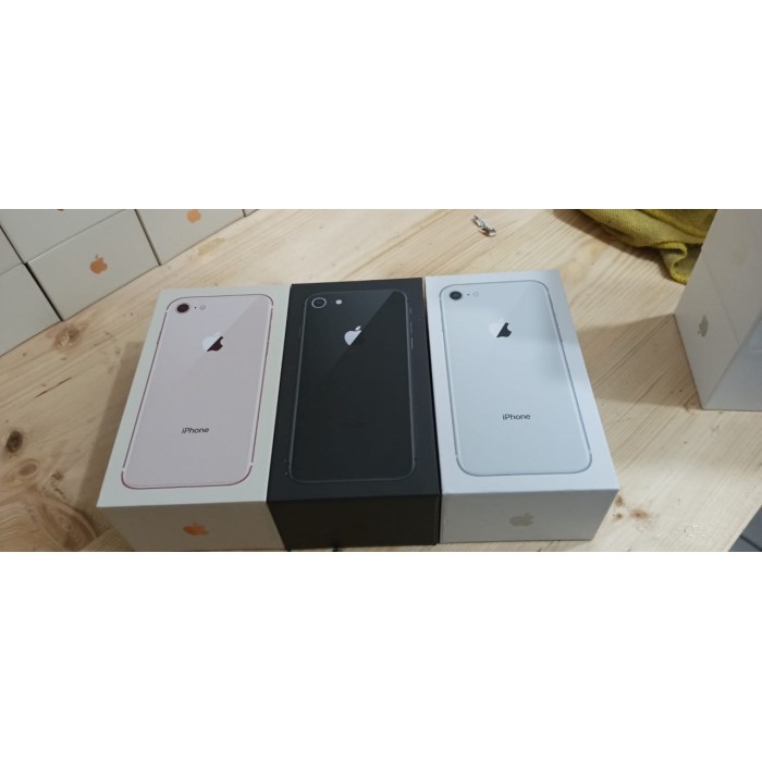 DUSBOOK DUS BOX KOTAK IPHONE 8 + QUICK START GUIDE FREE REQ IMEI - SILVER