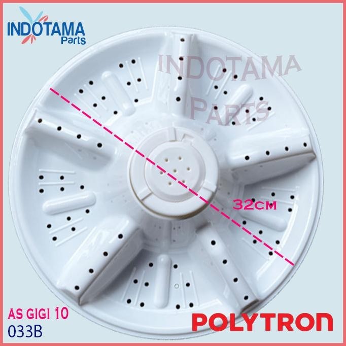 PULSATOR MESIN CUCI POLYTRON 32CM 10Z PWM 7366 PWM 7367 PWM 7555 PWM