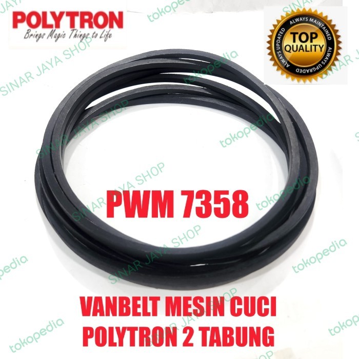 FANBELT V-BELT MESIN CUCI POLYTRON 2 TABUNG PWM 7358