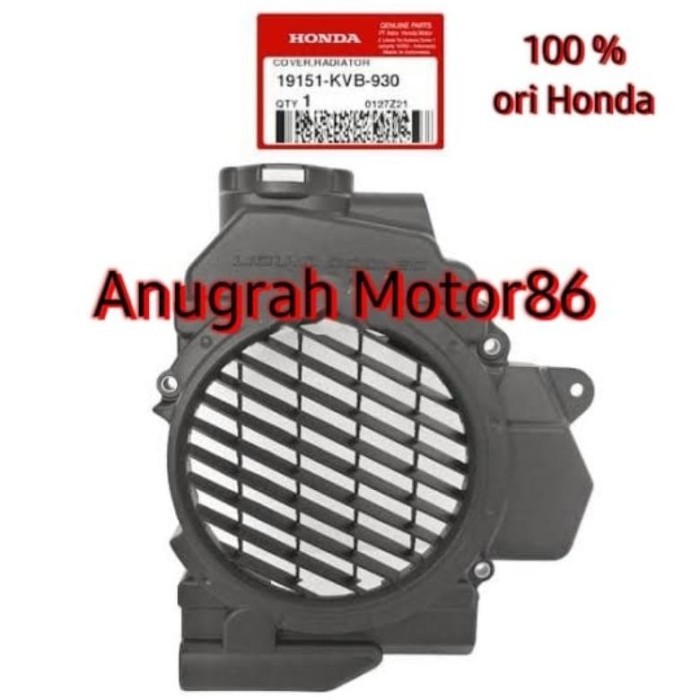 ORI- 19151-KVB-930 COVER TUTUP RADIATOR VARIO 110 KARBU CW TECHNO ORI
