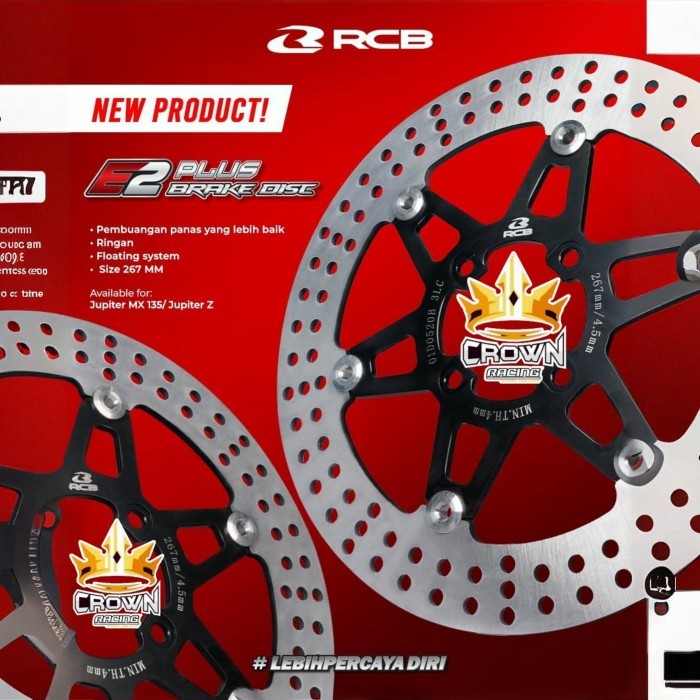 Piringan Cakram Discbrake Rcb E2+ Jupiter Z / Vega / Fizr / Mx Rx King