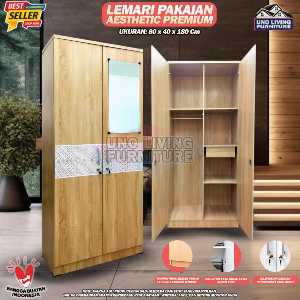 LEMARI KAYU MINIMALIS LEMARI PAKAIAN KAYU BABY LOCKER MINIMALIS BL05 LEMARI GANTUNGAN LEMARI KAYU MI