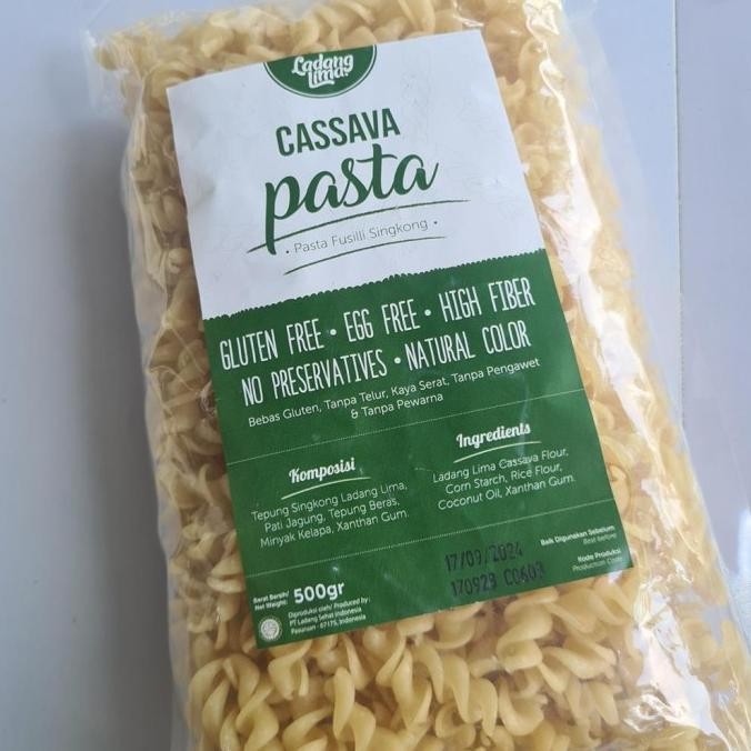

Ready Ladang Lima - Pasta Fusili Egg Free Gluten Free ( 500g)