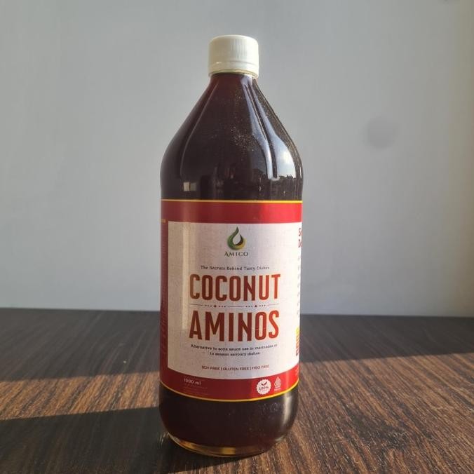 

Ready Coconut Aminos 1L Kecap Kelapa Bebas Kedelai - Amico ( Ex Java Blossom