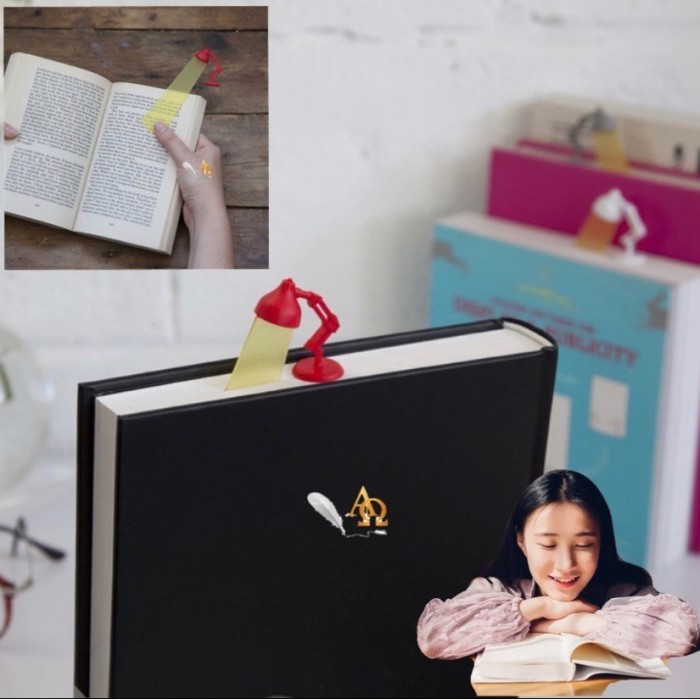 

Andra - Pembatas Buku Unik / Bookmark Edisi Lampu Baca Imut Lux Limited