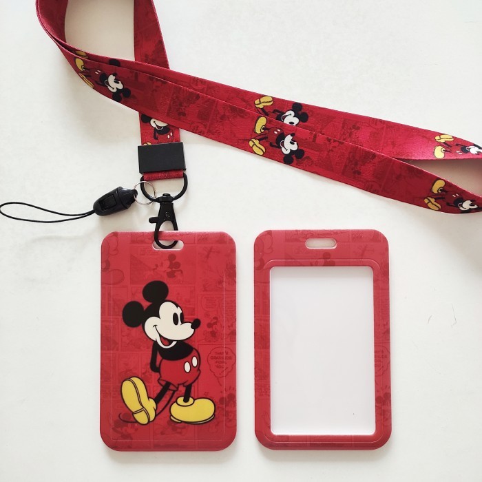 

Andra - Id Card Holder Name Tag Lanyard Kalung Kartu Cute Disney Lucu
