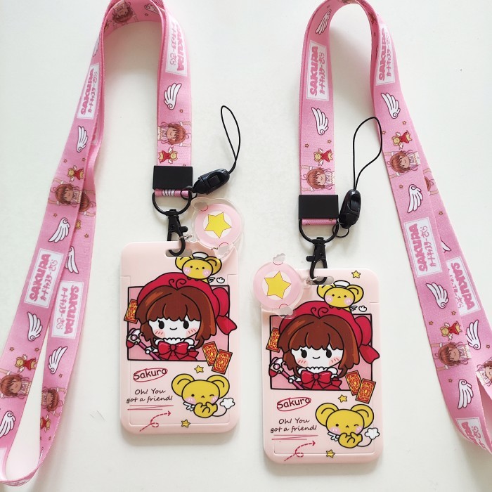 

Andra - Id Card Holder Name Tag Lanyard / Kalung Kartu Cardcaptor Sakura Lucu
