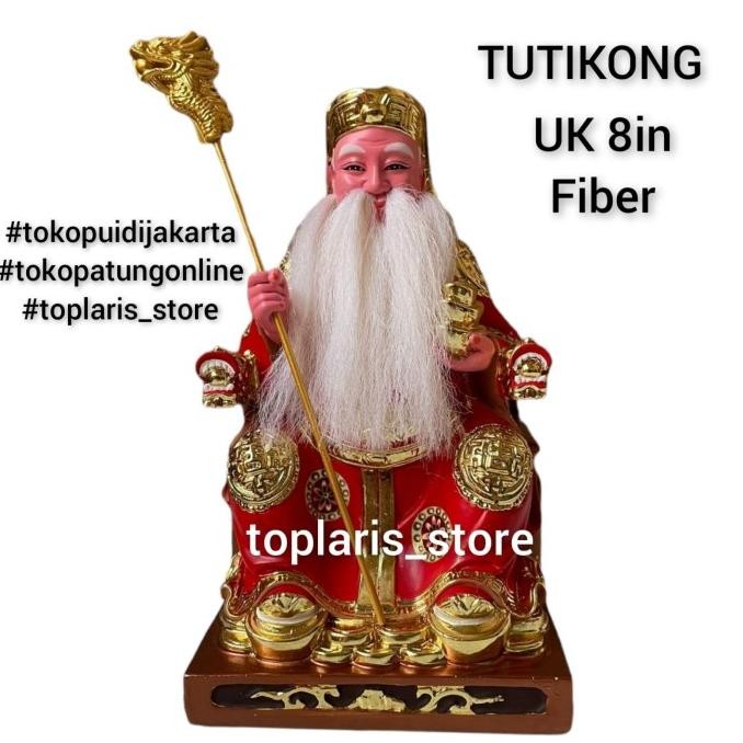 

Ready Patung Tutipakung Tutikong tecukong Fiber 8in 022