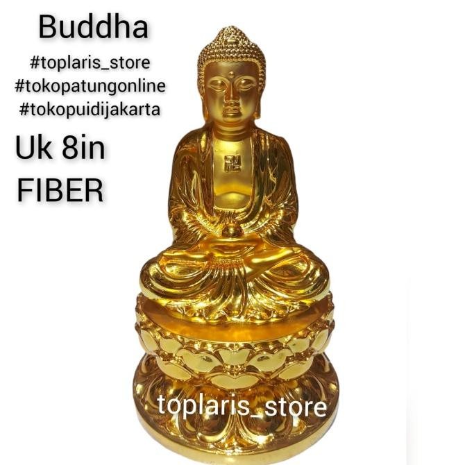 

Ready Patung Buddha Sakyamurni Emas 8in 022