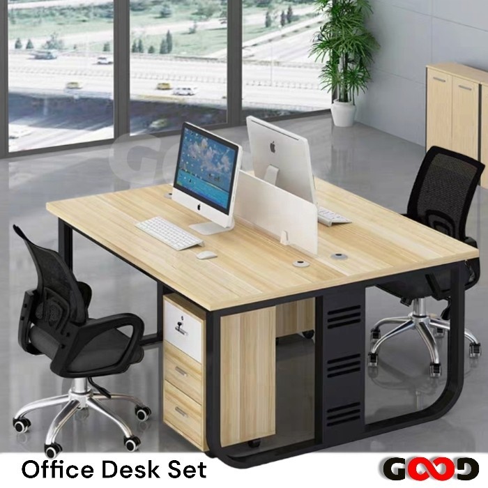 

Andra - Meja Kantor/ Meja Kerja Kantor/ Meja Staff/Office Desk Set
