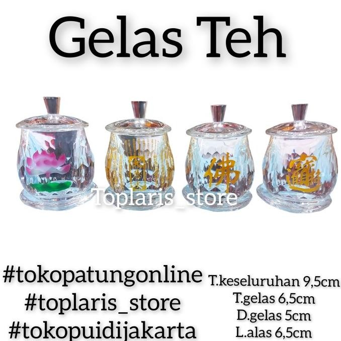 

Ready Gelas Sembahyang Teratai Kristal