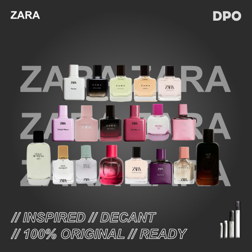 [DECANT] ZARA Parfume Gardenia Orchid Red Vanilla Black Amber Wonder Rose Oriental