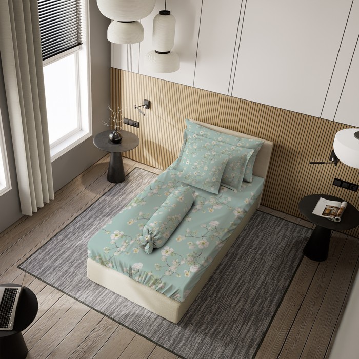 Bisa Bayar di Tempat Sprei Nyenyak Acacia - 100x200x30 / 90x200x30 - 90x200x30