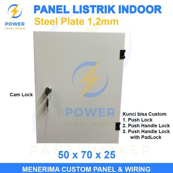 Terjangkau Box Panel Listrik Indoor 70X50X25 Sphc 1.2Mm Ral 7032