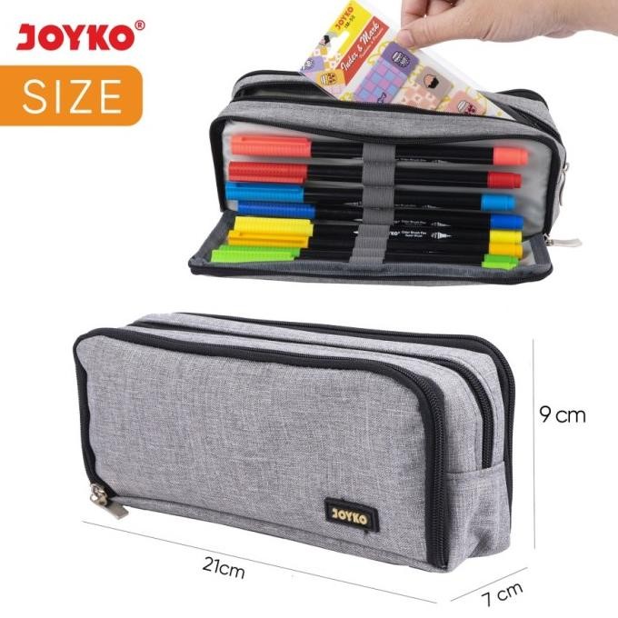 

Kotak Tempat Pensil Pencil Case Joyko PC-5006 / Kotak Pensil Joyko PC 5006 H32T