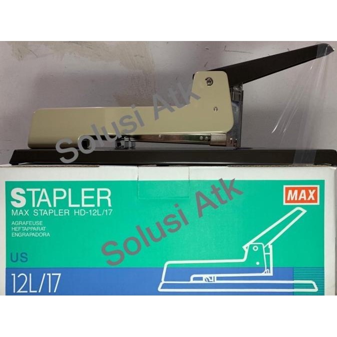 

MAX STAPLER HD-12L/17 . MAX 12L17. STAPLER JILID ORI MAX HD-12L/17 ORIGINAL DAN TERPERCAYA