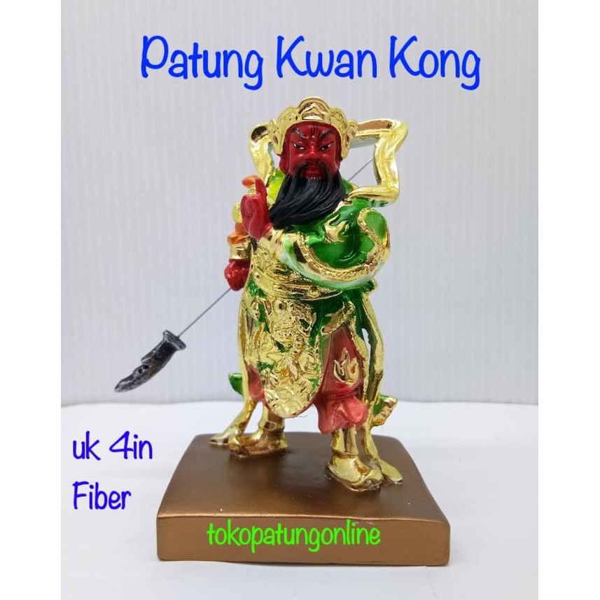 

Ready Patung Kwan Kong Berdiri Uk 4in Fiber New