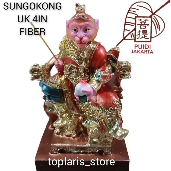 

Ready Patung Sungokong Kera Sakti Uk 4in Fiber