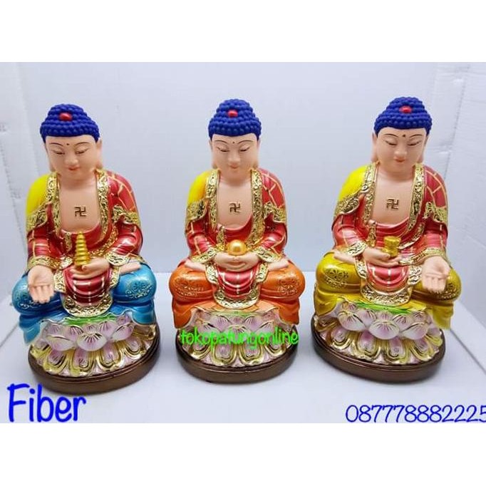 

Ready Patung Buddha Amithofo Yao Se Fo Se Cia Mo Ni Fo uk 8in