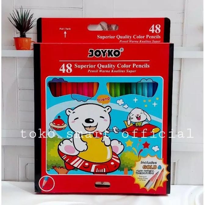 

Sale Color Pencil / Pensil Warna Joyko Cp-48Pb / 48 Warna