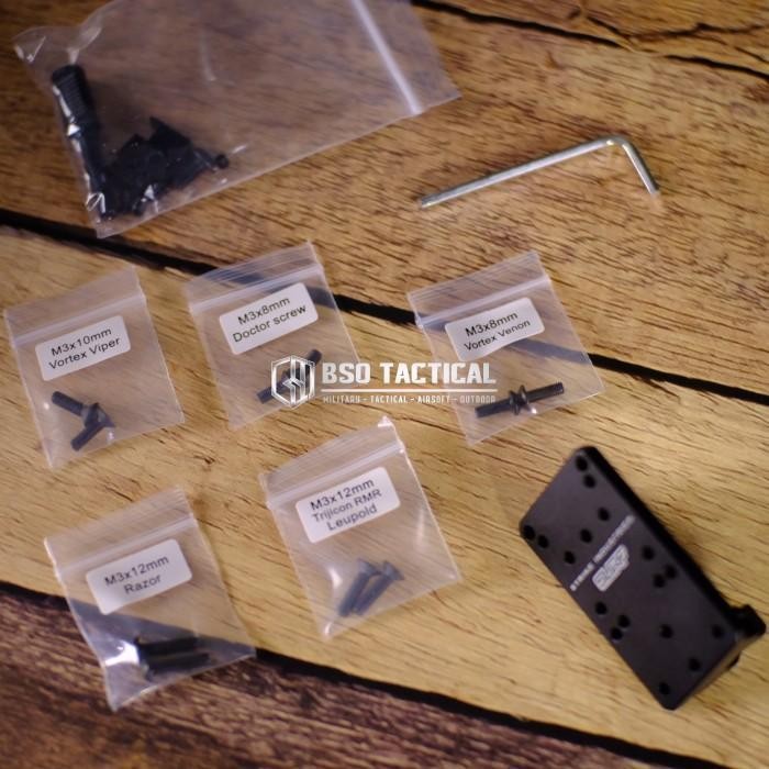 Holosight Mini RMR Trijicon Style SRO Red Dot Reflex Sight for Airsoft Premium