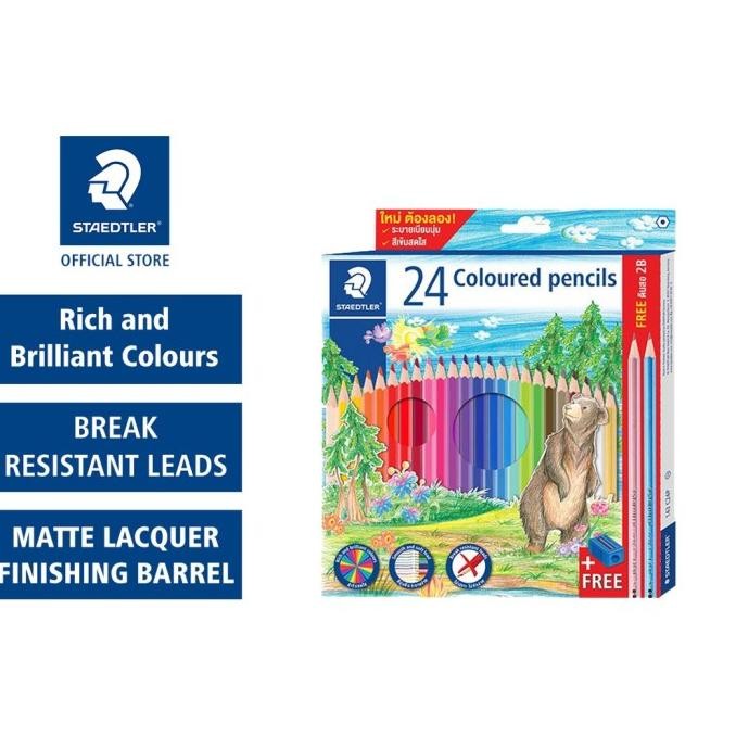 

Sale Staedtler Color Pencil 143 Permanent Soft Lead / Pensil Warna