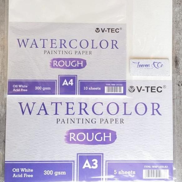 

Sale V-Tec Watercolour Paper Rough 300Gsm