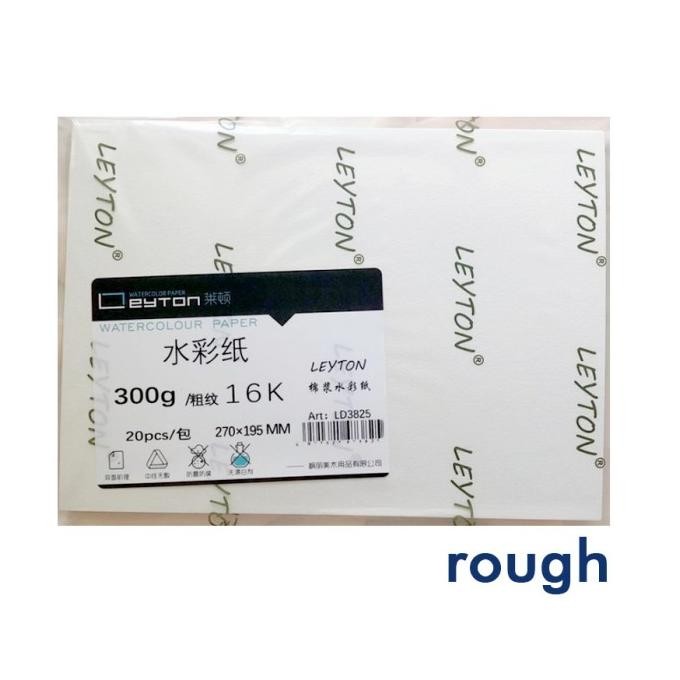 

Sale Leyton Watercolor Paper 300Gsm 20Sheets 27X19.5Cm