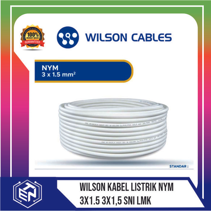 Wilson Kabel Listrik Nym 3X1.5 3X1,5 Sni Lmk