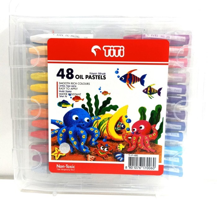 

CRAYON TITI 48 OIL PASTELS KRAYON PASTEL