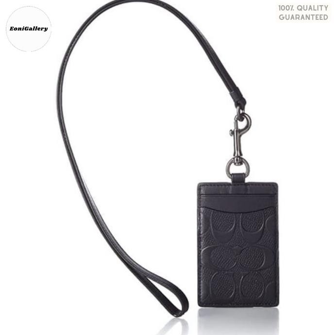 

NEW ID LANYARD IN SIGNATURE EMBOSSED BLACK