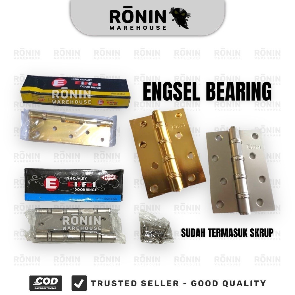 EIFFEL Engsel Bearing 3 4 5 inch Pintu Jendela Door Hinge SN GP