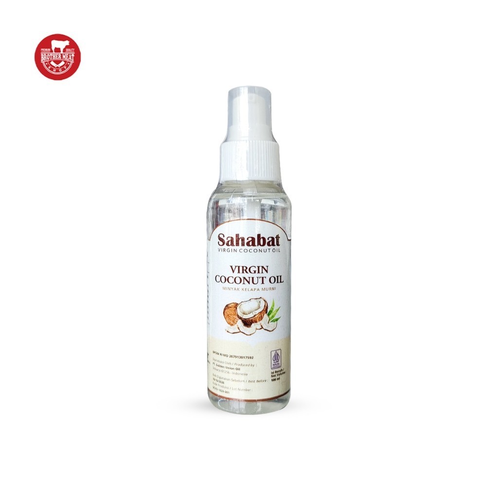 

Sahabat VCO Virgin Coconut Oil Spray Bottle, Minyak Kelapa Murni 100ml - Brothermeatshop