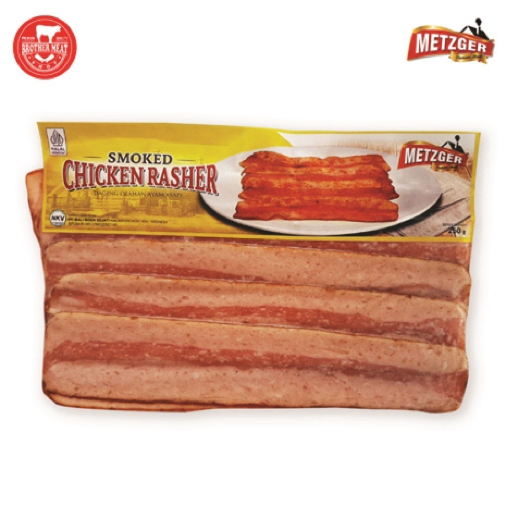 

Metzger Daging Ayam Asap Smoked Chicken Rasher 250gr