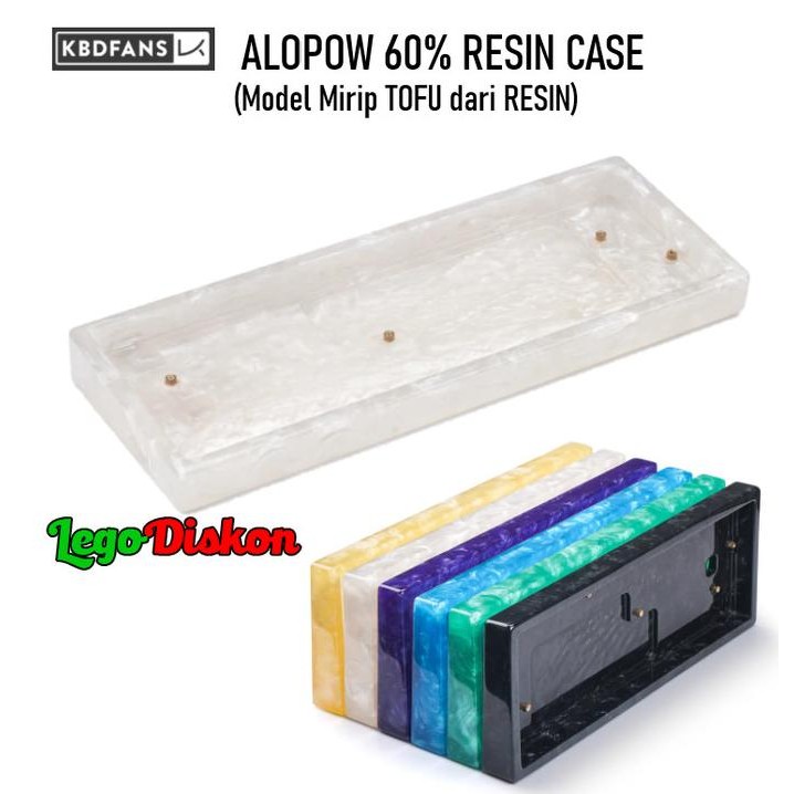 KBDFans ALOPOW 60 Resin Case Tofu Model - Case Mechanical Keyboard