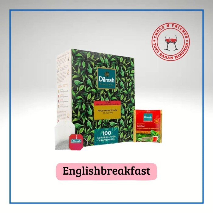 

Terlaris Teh Dilmah 100Sachet English Breakfast