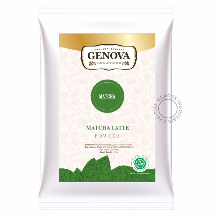 

Promo!! Genova Matcha Latte Frappe Powder - 1000 Gram