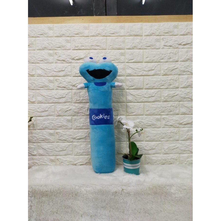 Guling karakter 60cm/guling boneka/guling stitch doraemon/guling elmo cs