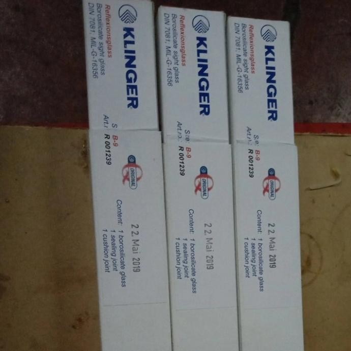 Baru sight glass klinger B10 transperan