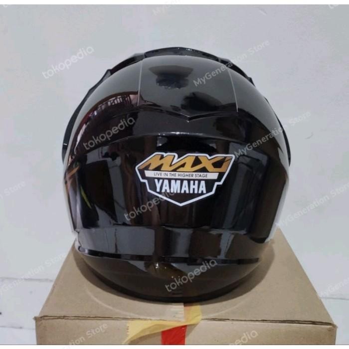 Helm Yamaha Maxi 2021 Black Gold