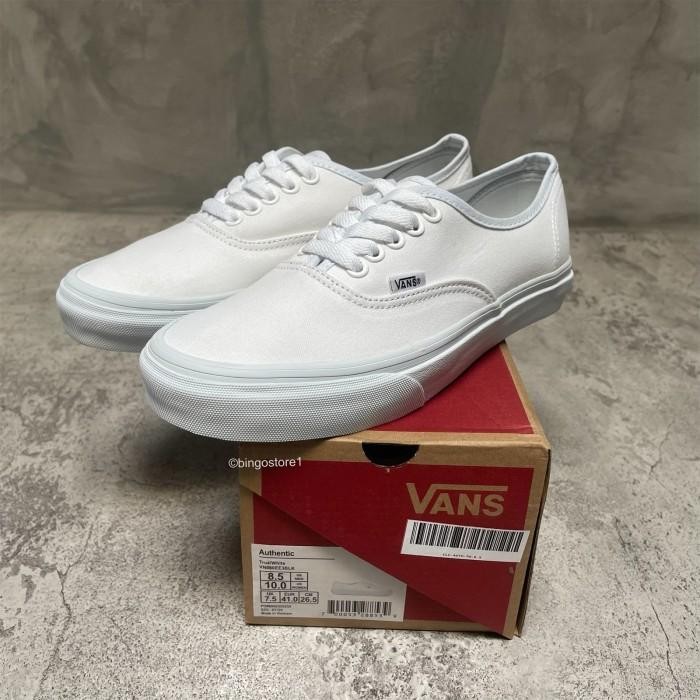Vans Authentic Original All White - Vans Authentic Putih