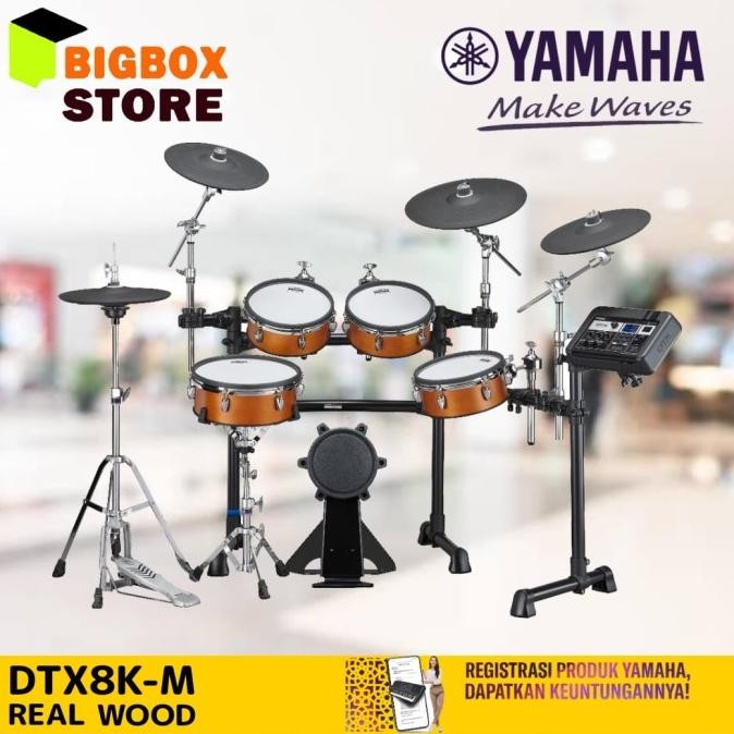 YAMAHA DRUM ELEKTRIK DTX-8KM / DTX8K-M ORIGINAL DAN TERPERCAYA