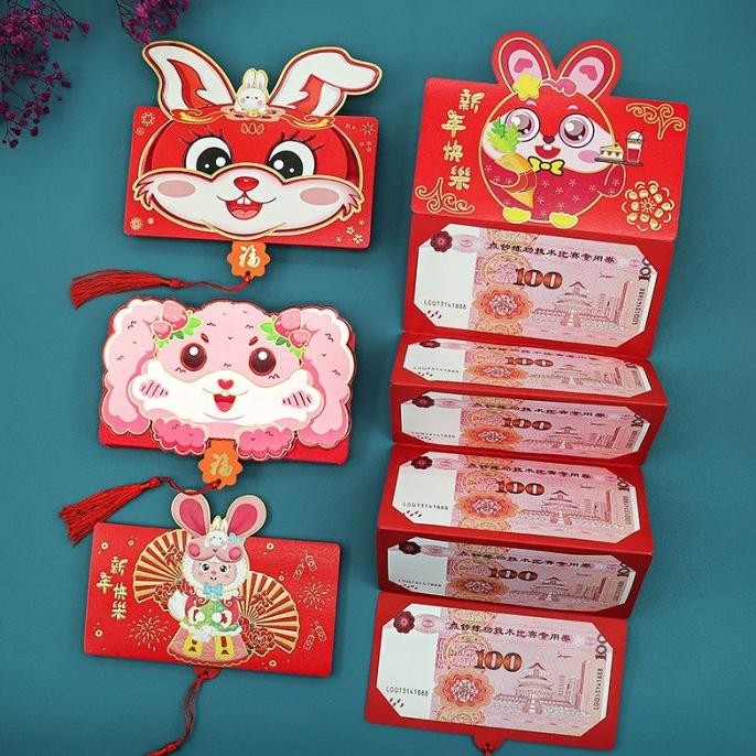 

*$*$*$*$] NEW Angpao Lipat Kelinci 2023 Angpau Susun 10 Lembar Ampau Imlek