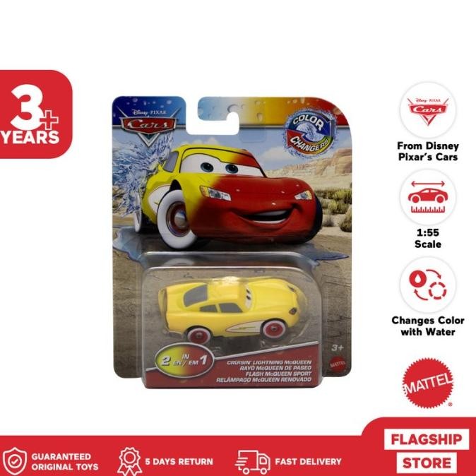 Terlaris Pixar Cars Color Changers Cruissin' Lightning Mcqueen - Mainan Mobil