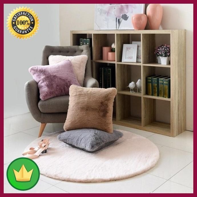 Karpet Rabbit Fur 120 Cm - Ungu