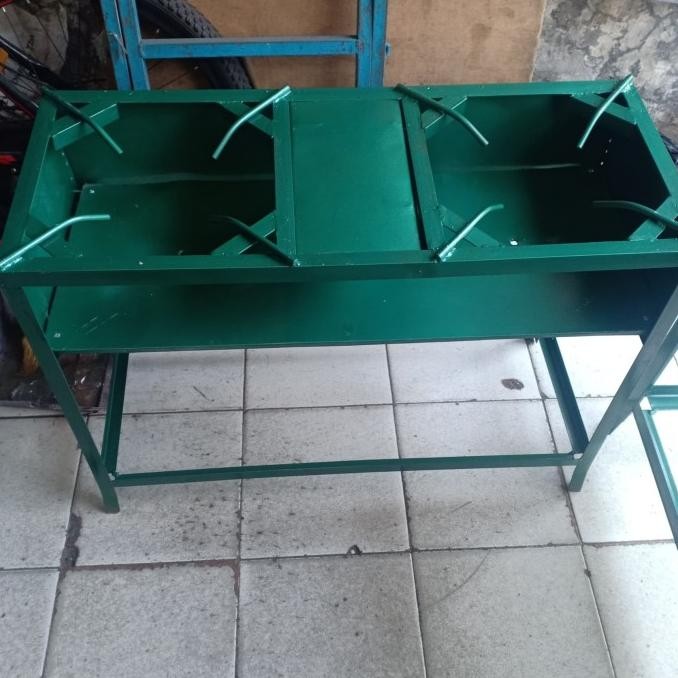 rangka kompor gas semawar 2tungku