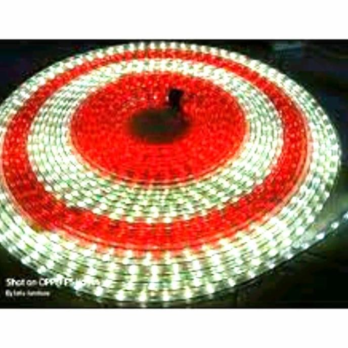 lampu selang led strip merah putih 10meter