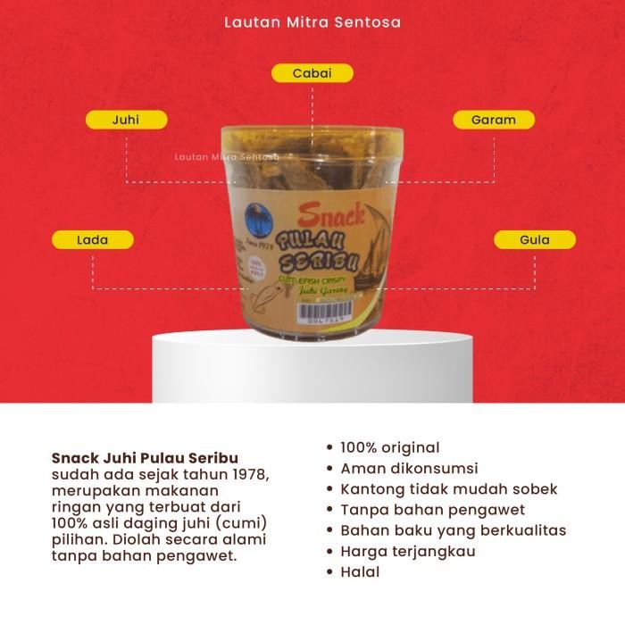 

Pulau Seribu Juhi Garing Toples Kuning Halal