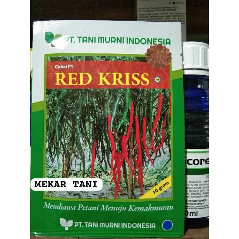 Benih bibit cabe keriting RED KRISS F1 isi 10 gram original